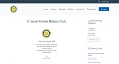 Desktop Screenshot of grossepointerotary.org
